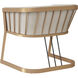 Caily Bravo Cream Lounge Chair